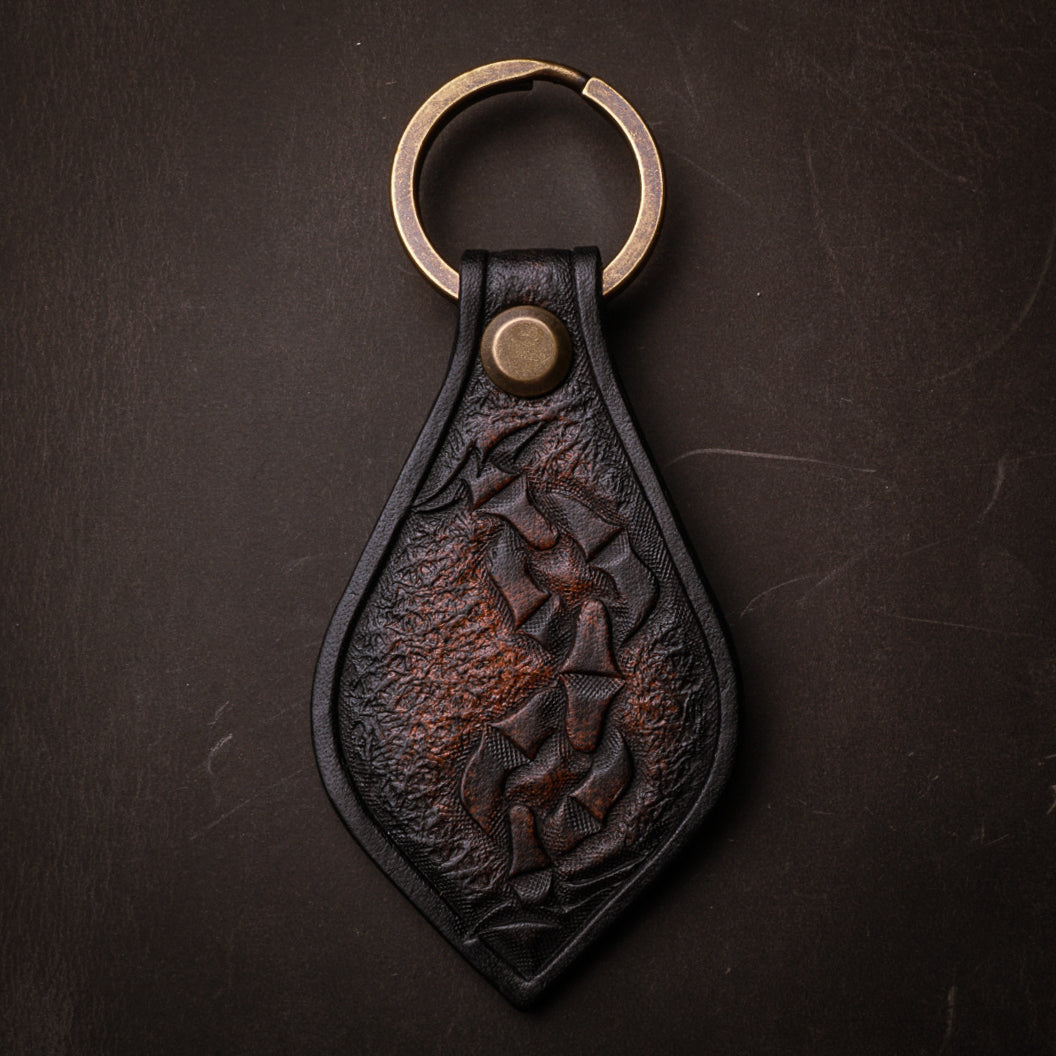 Hand Carved Keychain - TRADITIONAL CHAIN