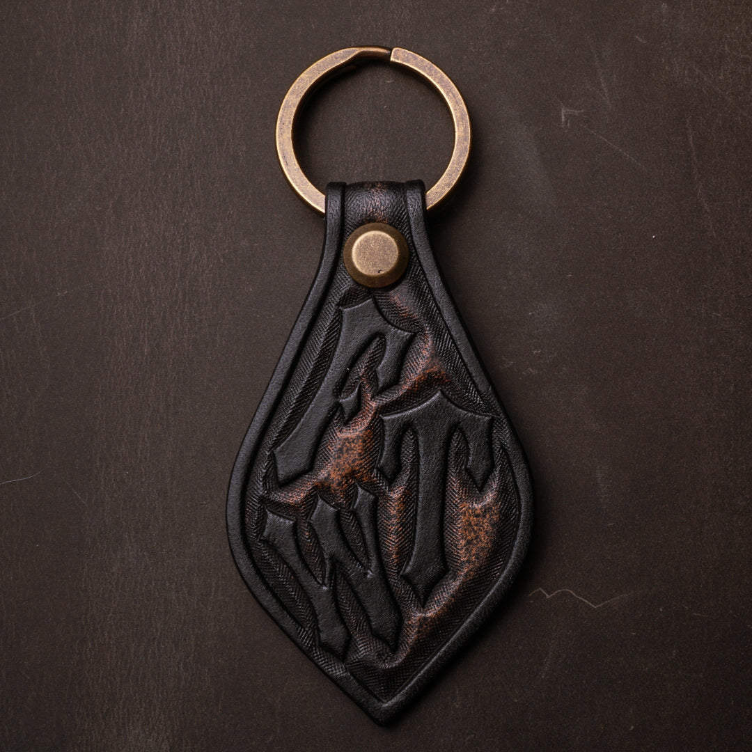 Hand Carved Keychain - FTW