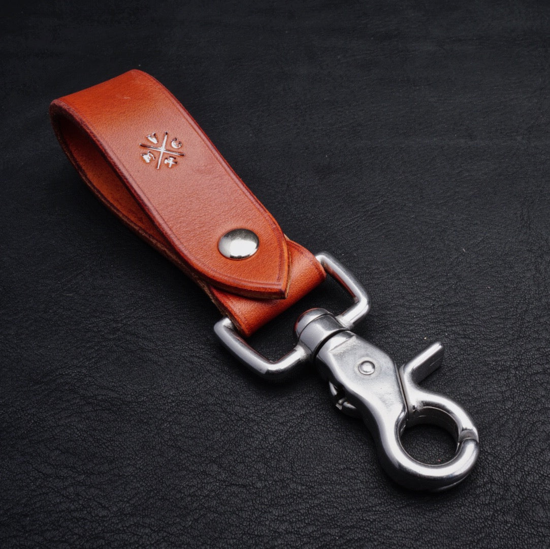 Vmg English Bridle Keyfob - Tan - Victorymade Goods