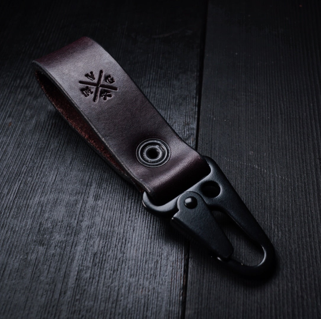 Expertly Crafted Leather Key Fob - Victorymade Goods