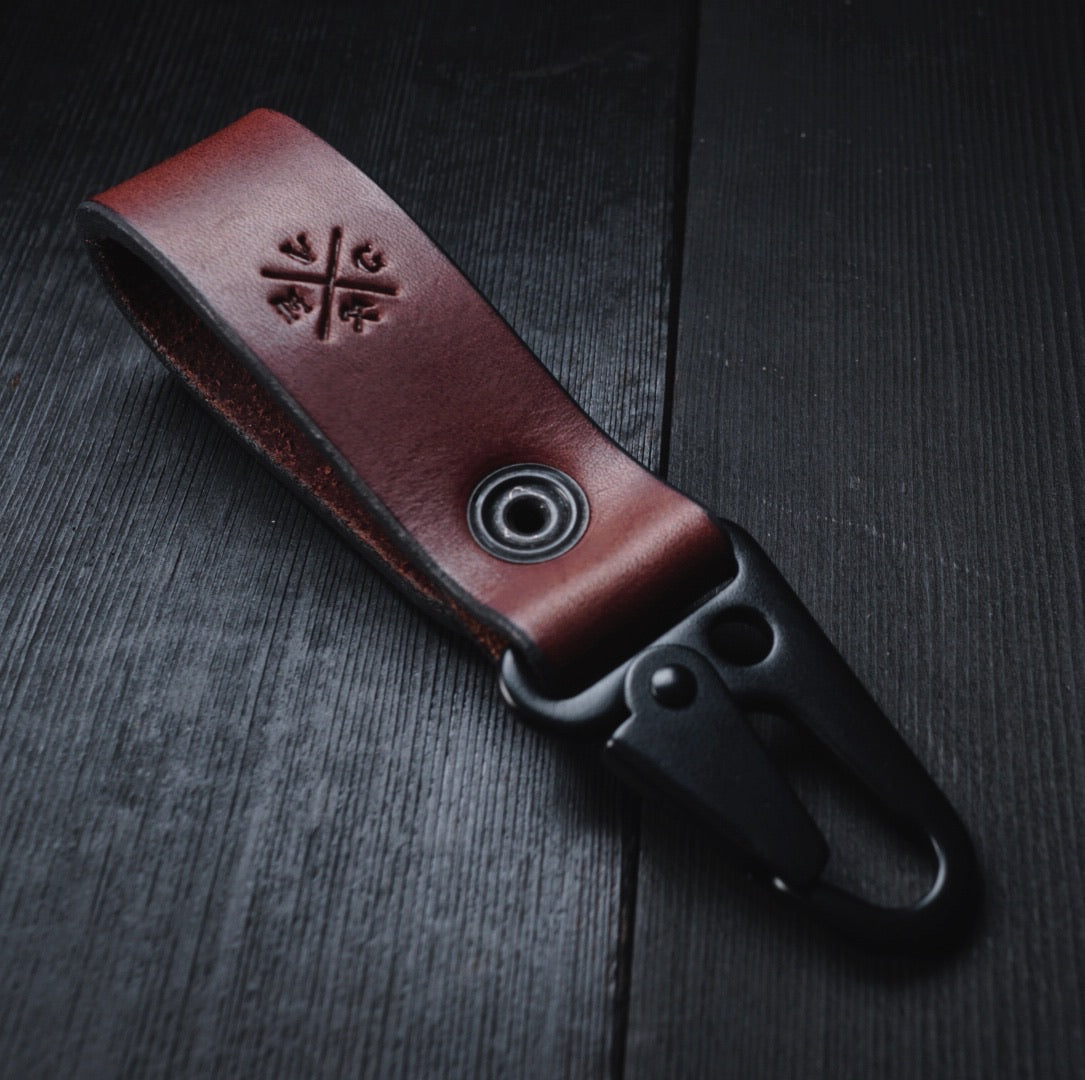 Expertly Crafted Leather Key Fob - Victorymade Goods