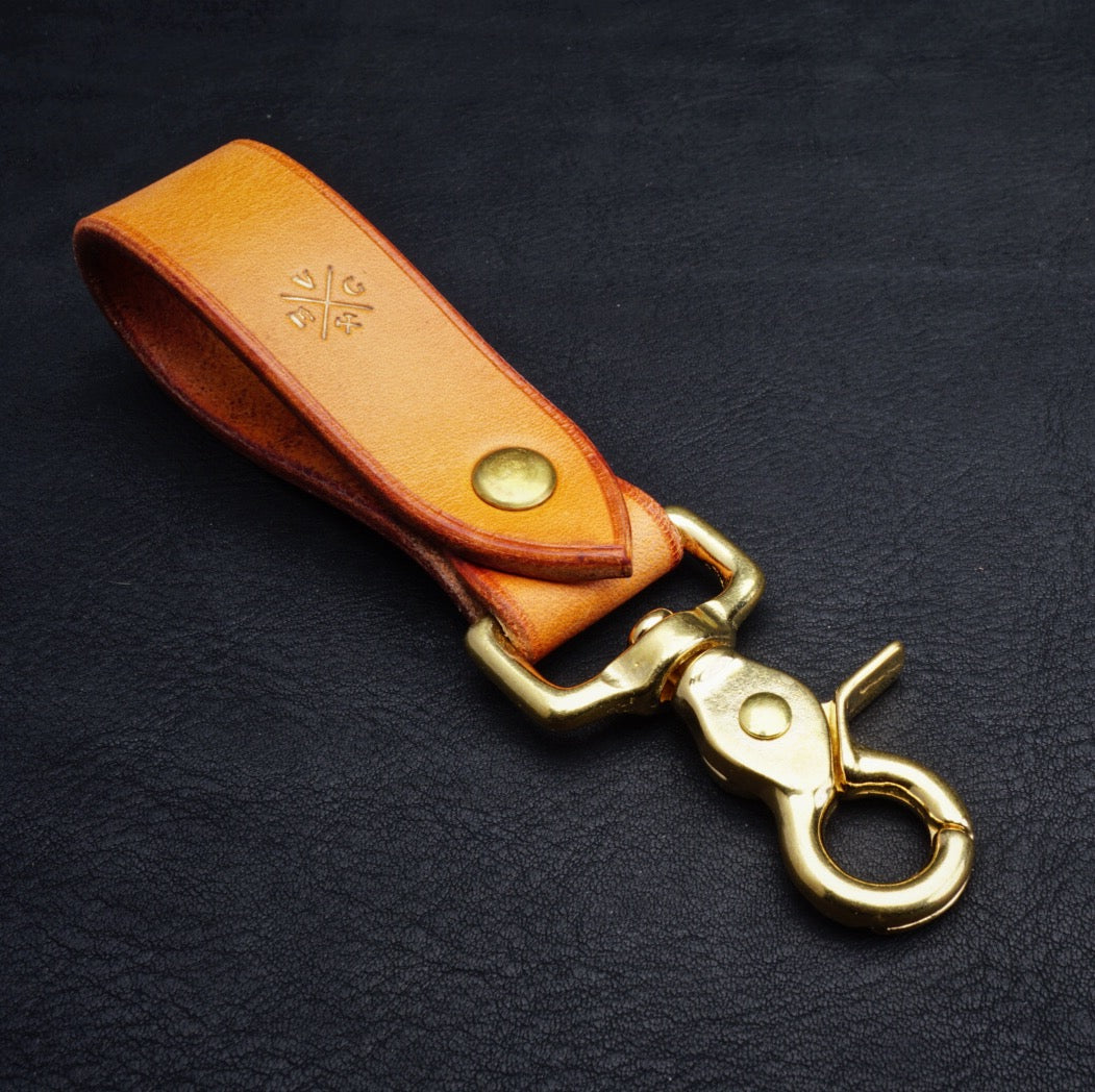 Vmg English Bridle Keyfob - Russet - Victorymade Goods