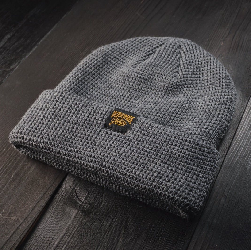 Handmade Flagship Beanie - Gray - Victorymade Goods