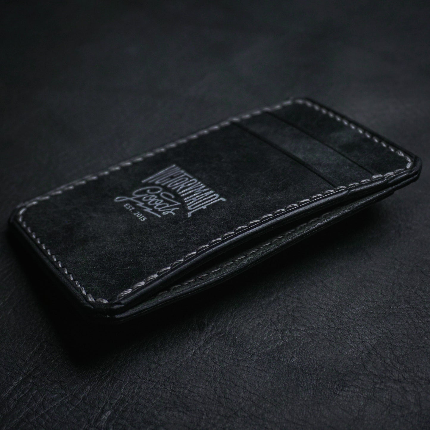 5 Pocket Vertical Cardholder - Black Pueblo