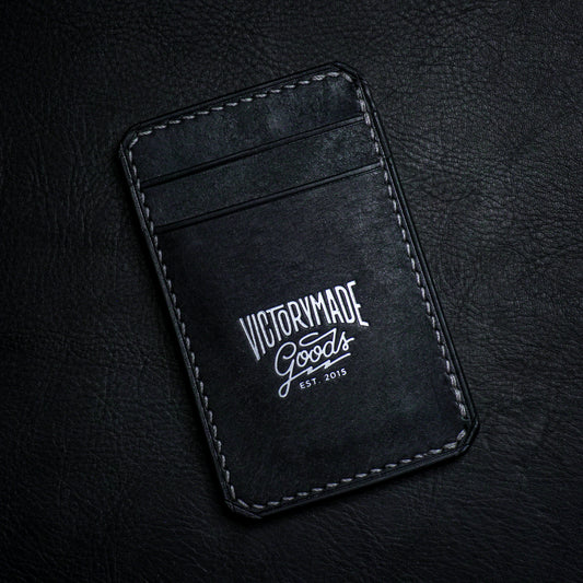 5 Pocket Vertical Cardholder - Black Pueblo