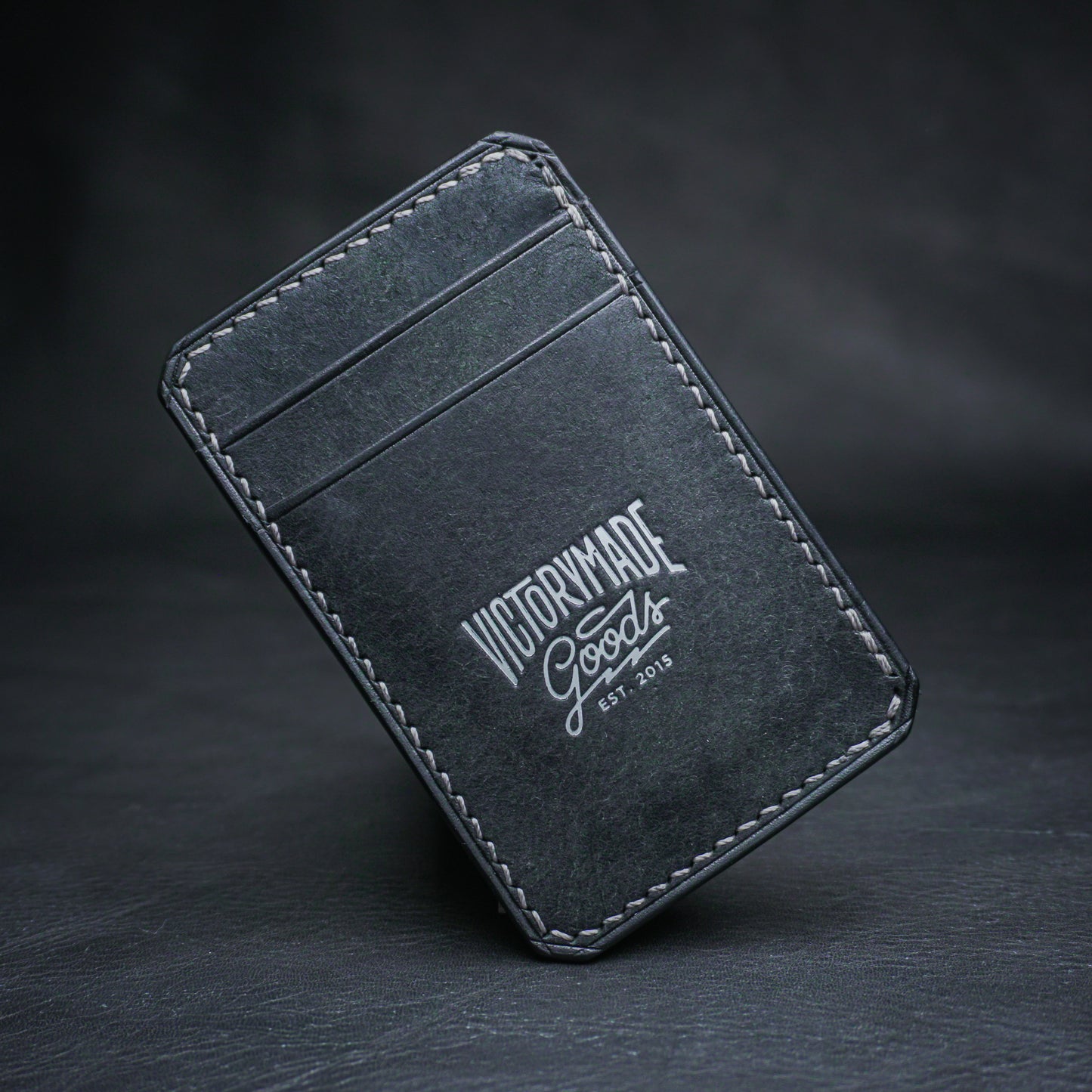 5 Pocket Vertical Cardholder - Black Pueblo