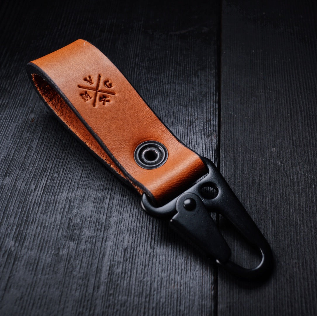 Expertly Crafted Leather Key Fob - Victorymade Goods